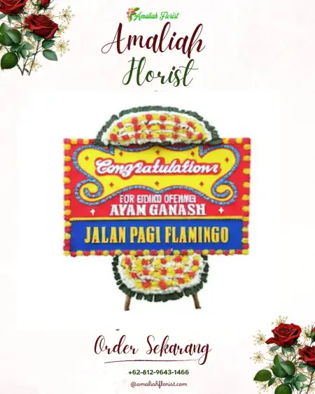 Sewa Papan Bunga Dasin